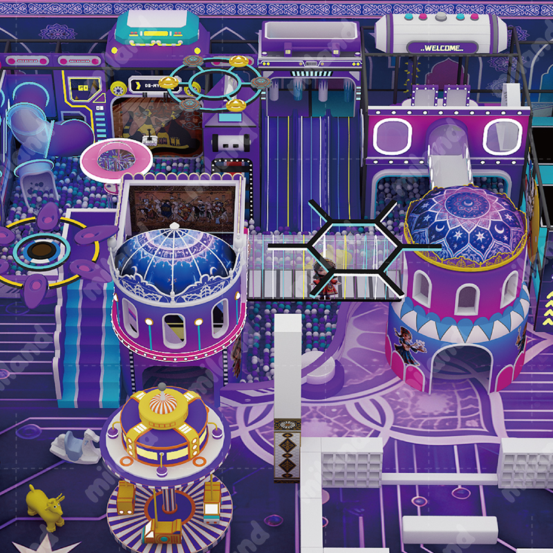 1100m2 Cyberpunk Indoor Playground