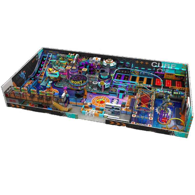 1500m2 Cyberpunk Indoor Playground