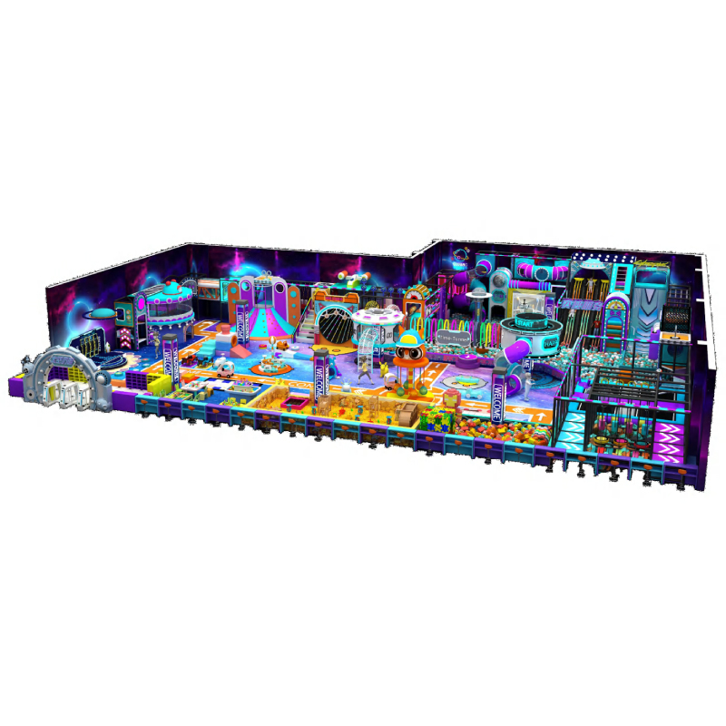 420m2 Cyberpunk Indoor Playground