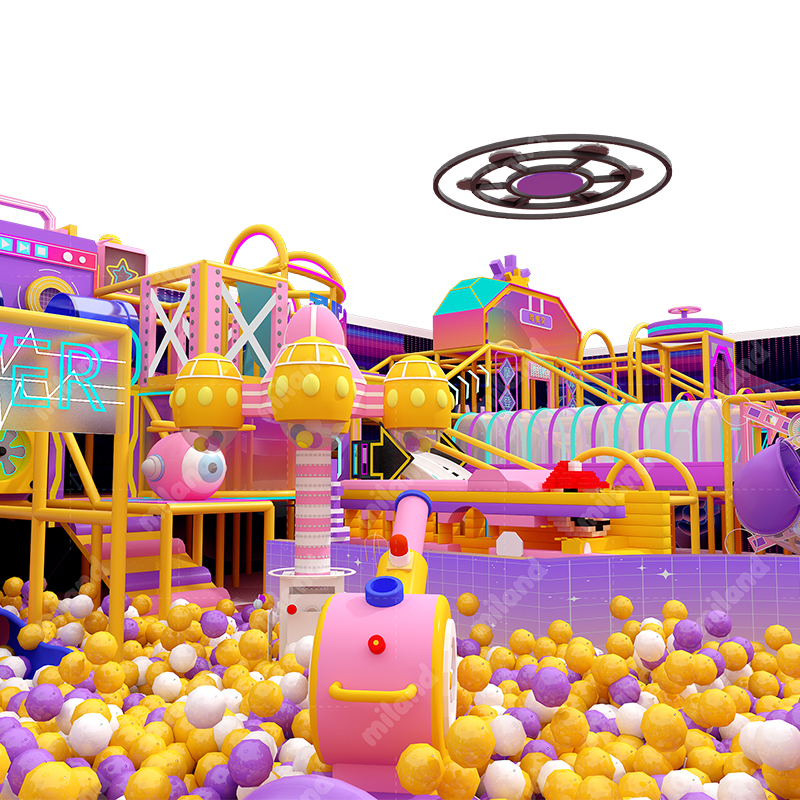 480m2 Macaron Indoor Playground