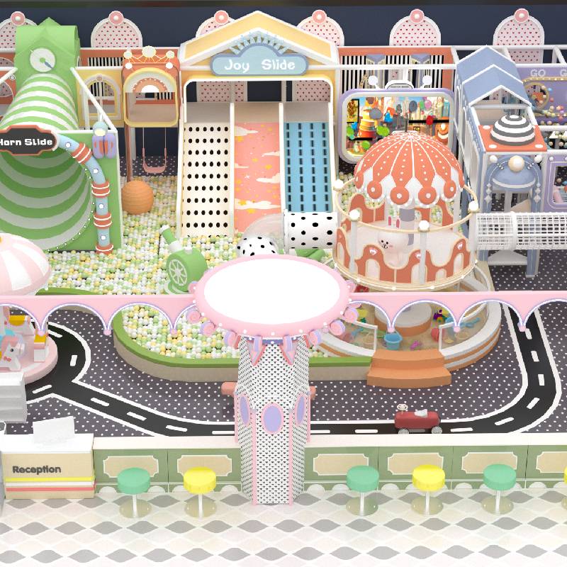 570m2 Macaron Indoor Playground