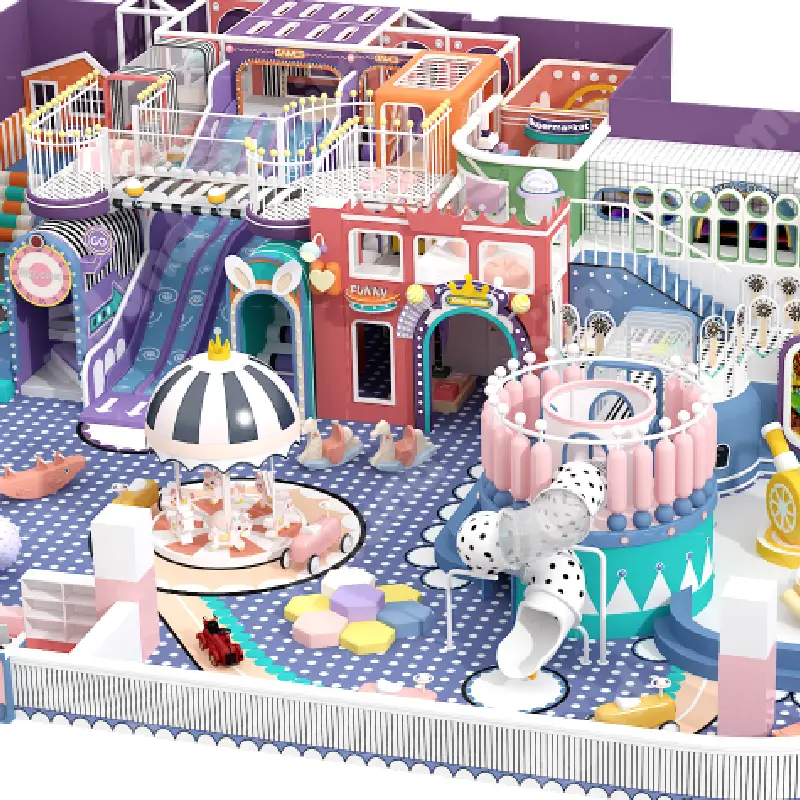 830m2 Macaron Indoor Playground